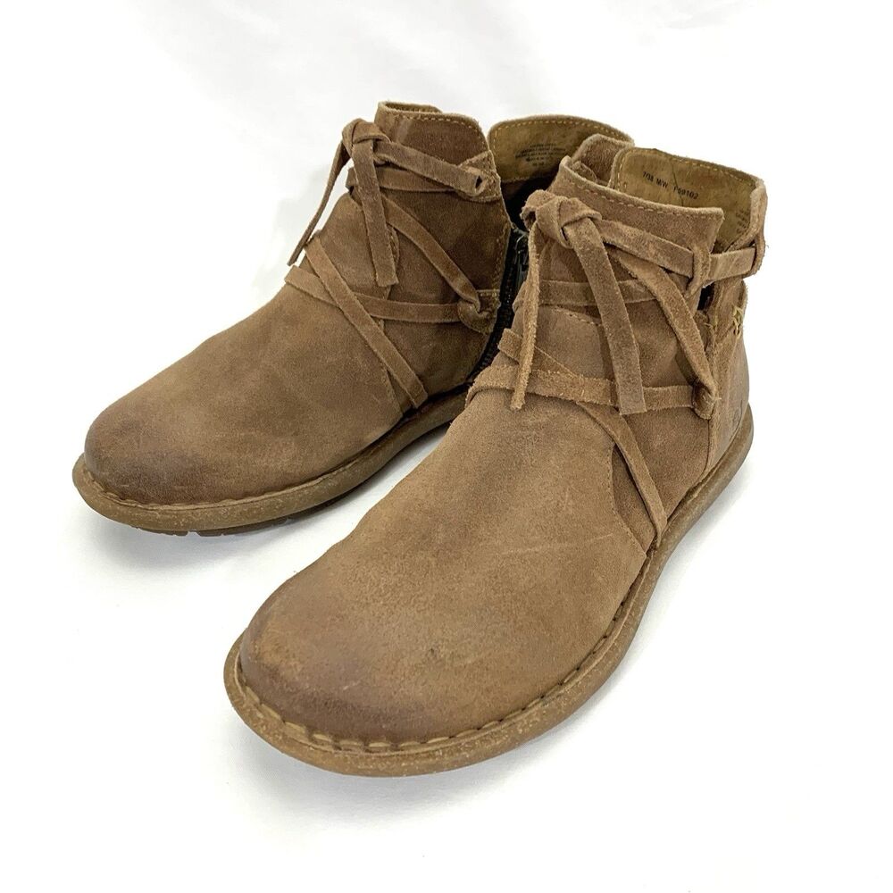 Born Women's Tarkiln Boot Brown Distressed Leather - F59106, Size 7/38 - Picture 6 of 16